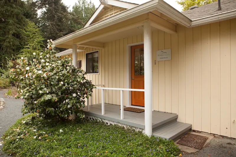 The front door of Laura's studio